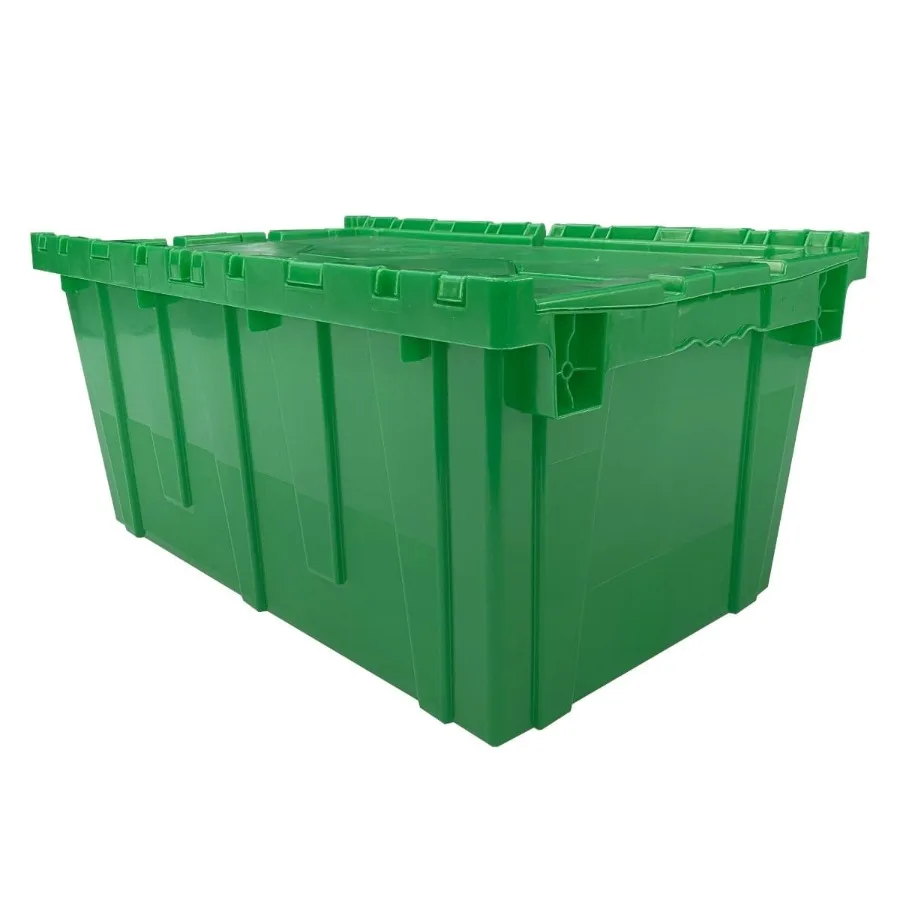 

27x17x12 Plastic Storage Chest in Green for Organizing Laundry Documents Toys and Household Items Durable Stackable Waterproof