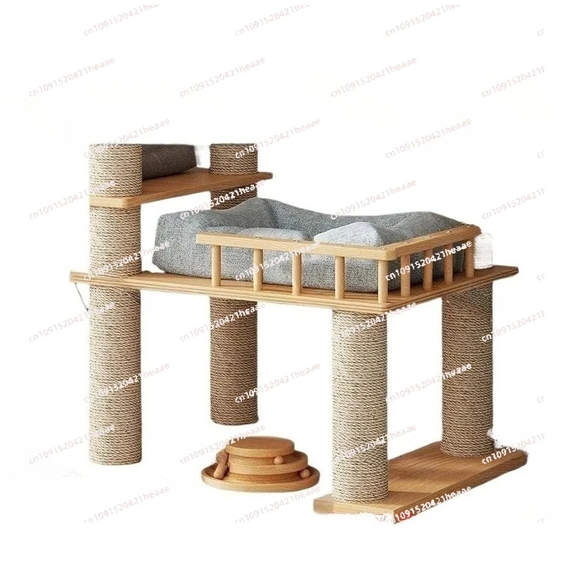 Suitable for  climbing frame integrated four seasons sky  large scratching board space capsule