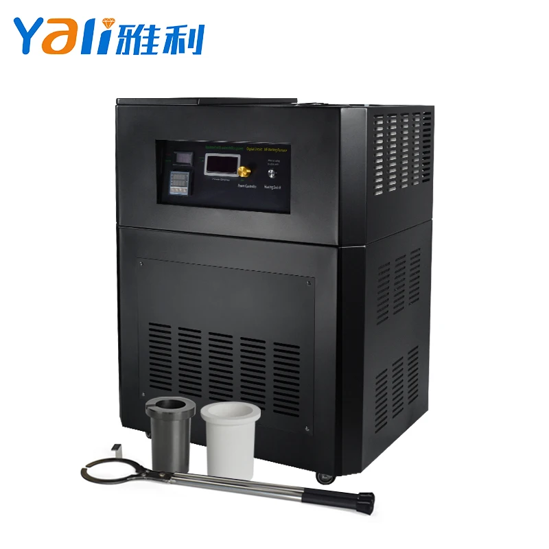 4kg Gold Melting Furnace with Water Chiller Built-in Induction Melter for Industrial Casting Mini Smelting Machine Silver Oven