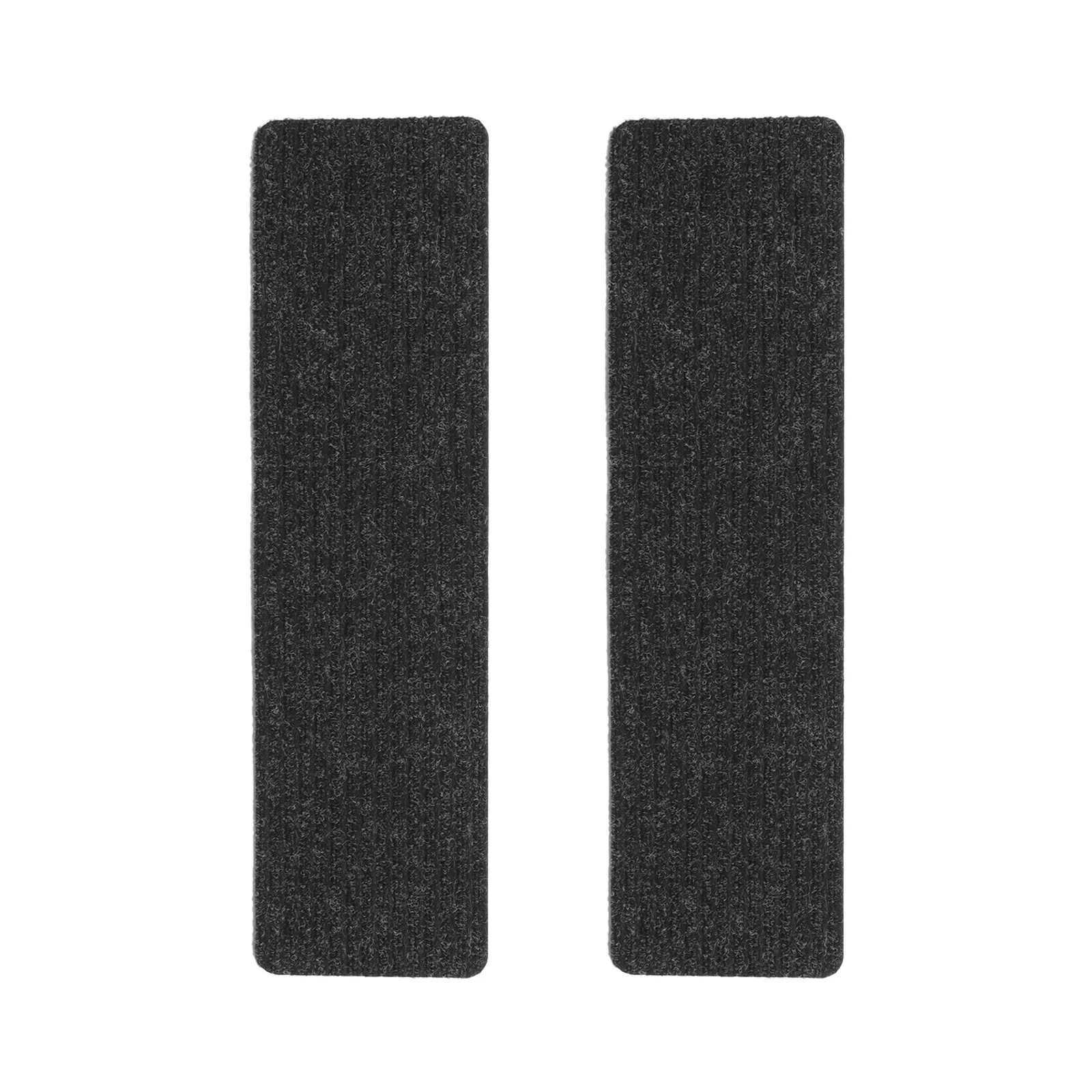 

2pcs Anti-Slip Stair Treads Polyester Self-Adhesive Step Rugs Non-Skid Washable Safety Mats For Pets Household Use Building