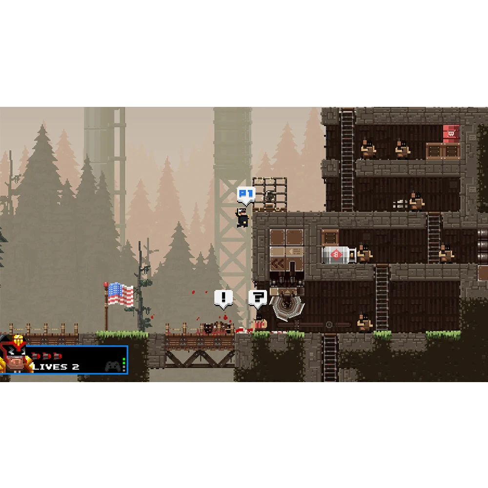 Broforce - بطاقة الألعاب المادية لعبة نينتندو سويتش تدعم لعبة النوع للتصوير من أجل سويتش OLED Lite
