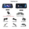 Ugode 12.3 ''アンドロイド 13 画面表示ワイヤレス CarPlay ヘッドユニット自動 BMW Z4 E89 車マルチメディアビデオプレーヤー GPS Bluetooth 6