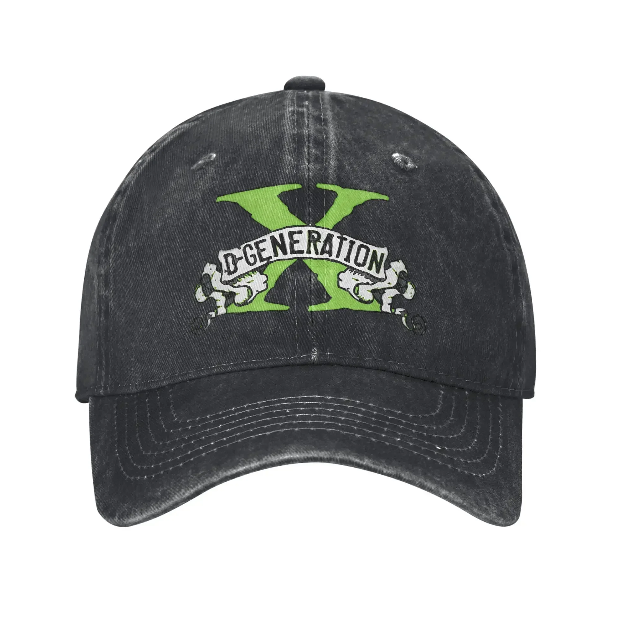 2026 D-Generation-X Wrestling Baseball Cap Retro Distressed Denim Washed Wrestler Boxer Headwear Men Women Outdoor Workouts Gift