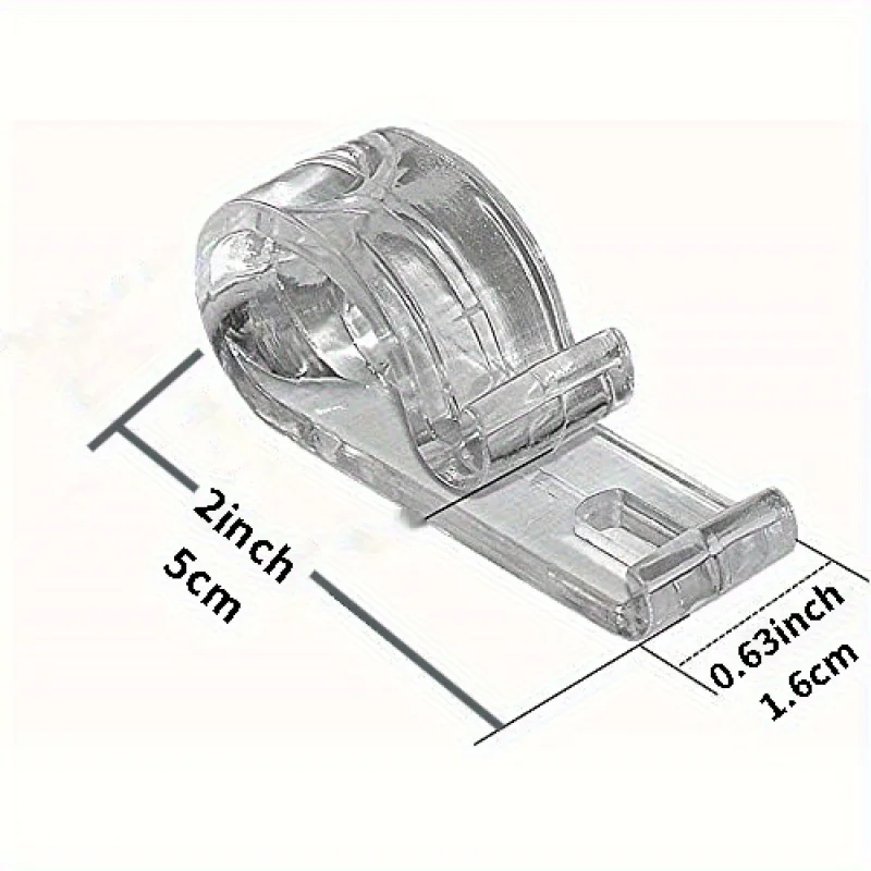 4/8Pcs Curtain Fixing Hooks Roller Blinds Clear P Clips Beads Chain Guide Hooks Window Blind Loop Home Decor Supplies