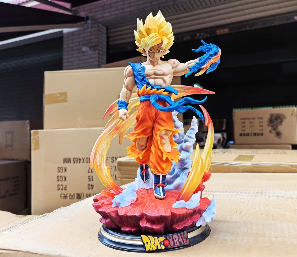 

27cm Super Saiyan Son Goku Anime Dragon Ball Z PVC Action Figure Collectible Model Statue Toy for Children And Birthday Gifts