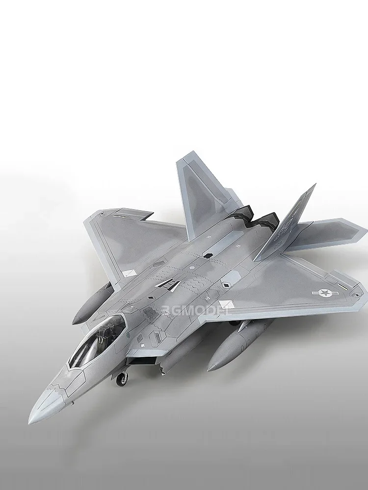 Academy-kit de avión ensamblado 12423, Hyundai, caza F-22A, 1/72