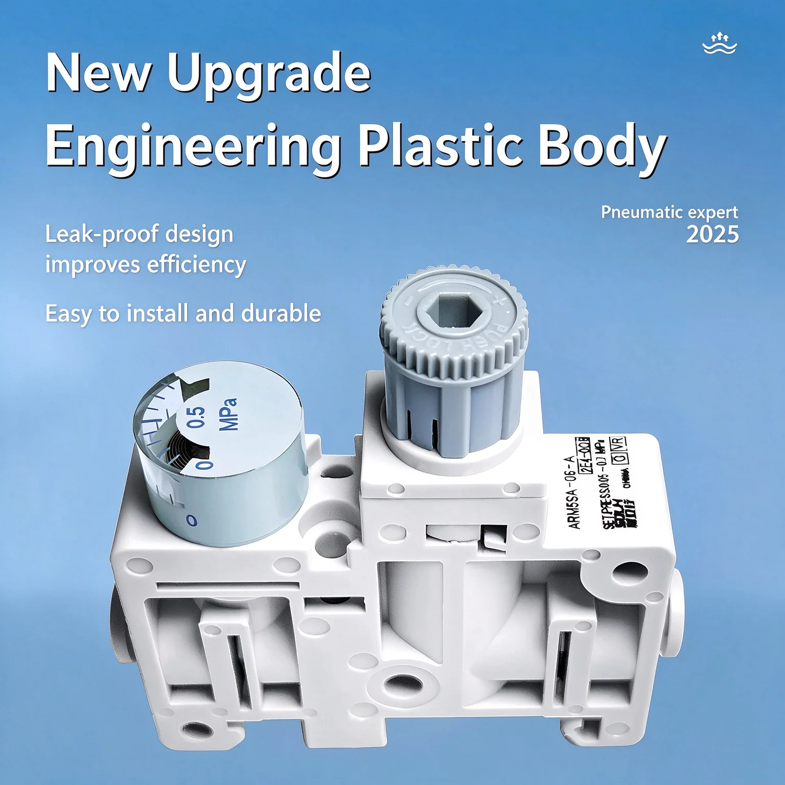 ARM5SA-06-A ARM5SA-08-A Precision Pressure Regulators NEW Type ARM Series Miniature Integrated Compact Pressure Reducing Valve