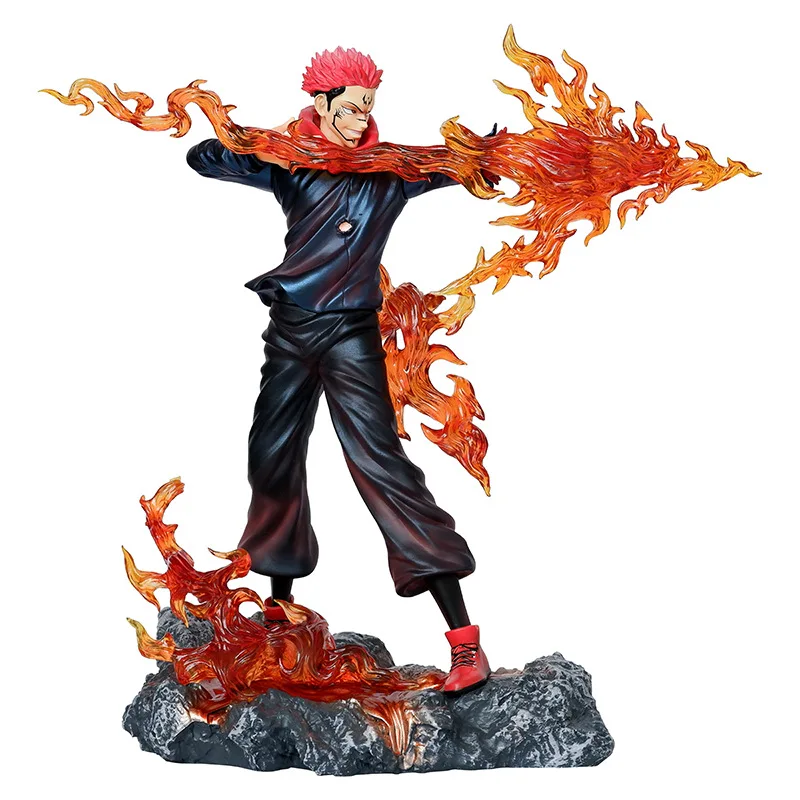 

Jujutsu Kaisen Figurine Ryomen Sukuna Action Figure Manga Figuras 29cm Anime Peripheral Toys Model Ornament Gift for Children