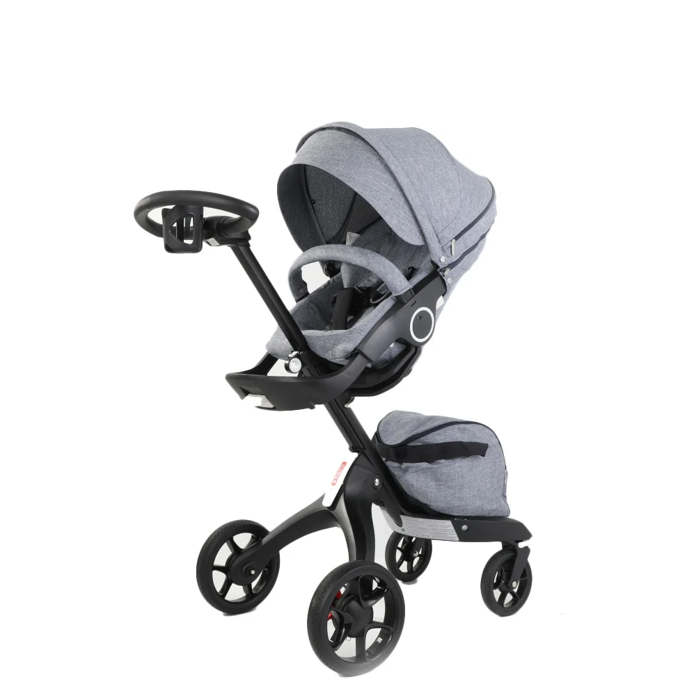 

Factory Wholesale Portable Baby StrollerHigh view trolley two-way accessible baby cart shock proof folding hand push