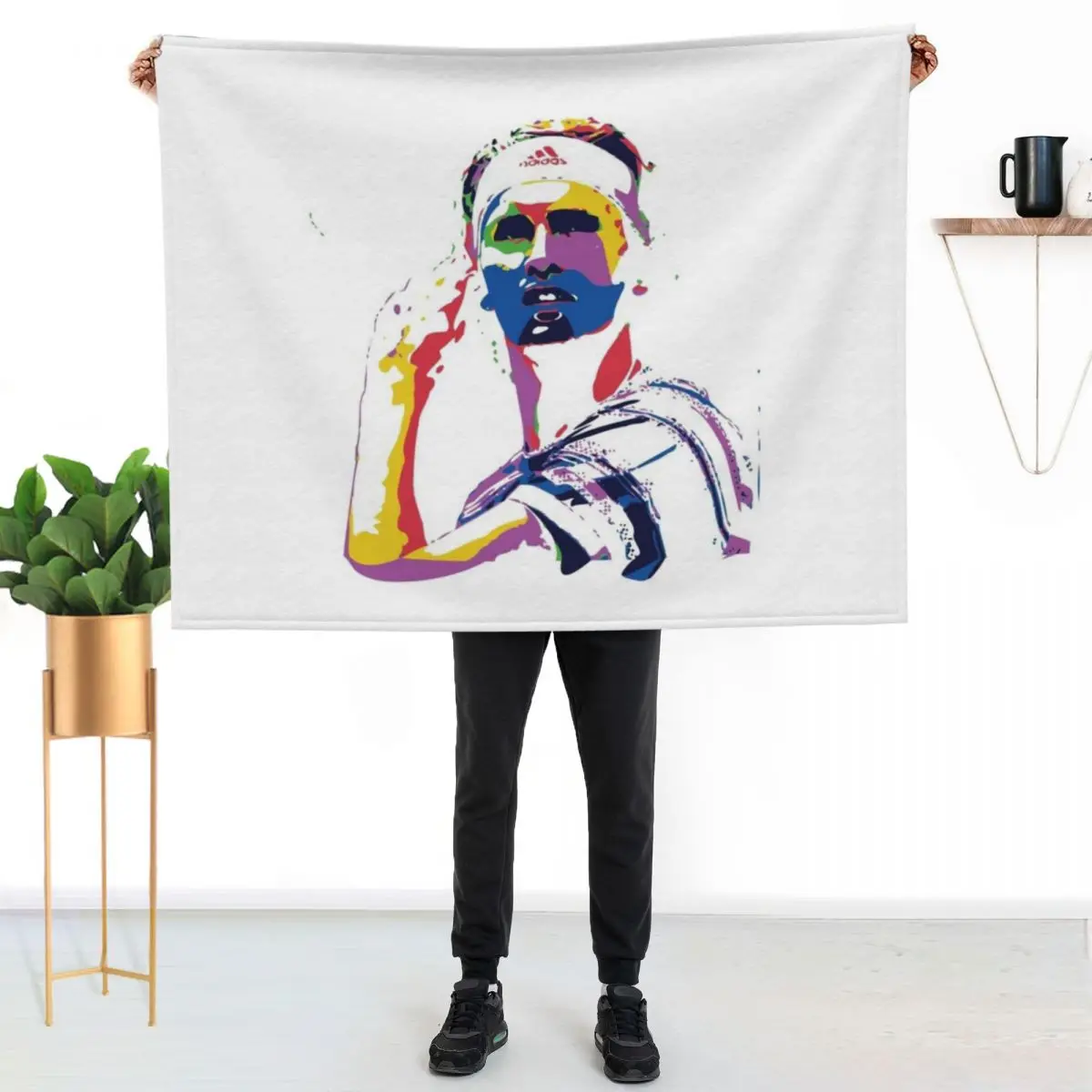 

zverev alexander tennis player Throw Blanket Fade Resistant Durable Throw Blanket