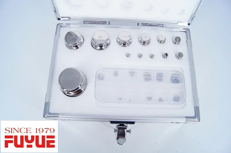 Universelles Gewicht aus Edelstahl F1, Güteklasse 1 mg-500 g, Standardgewichtsset, elektronische Waage, Ausgleichsgewicht