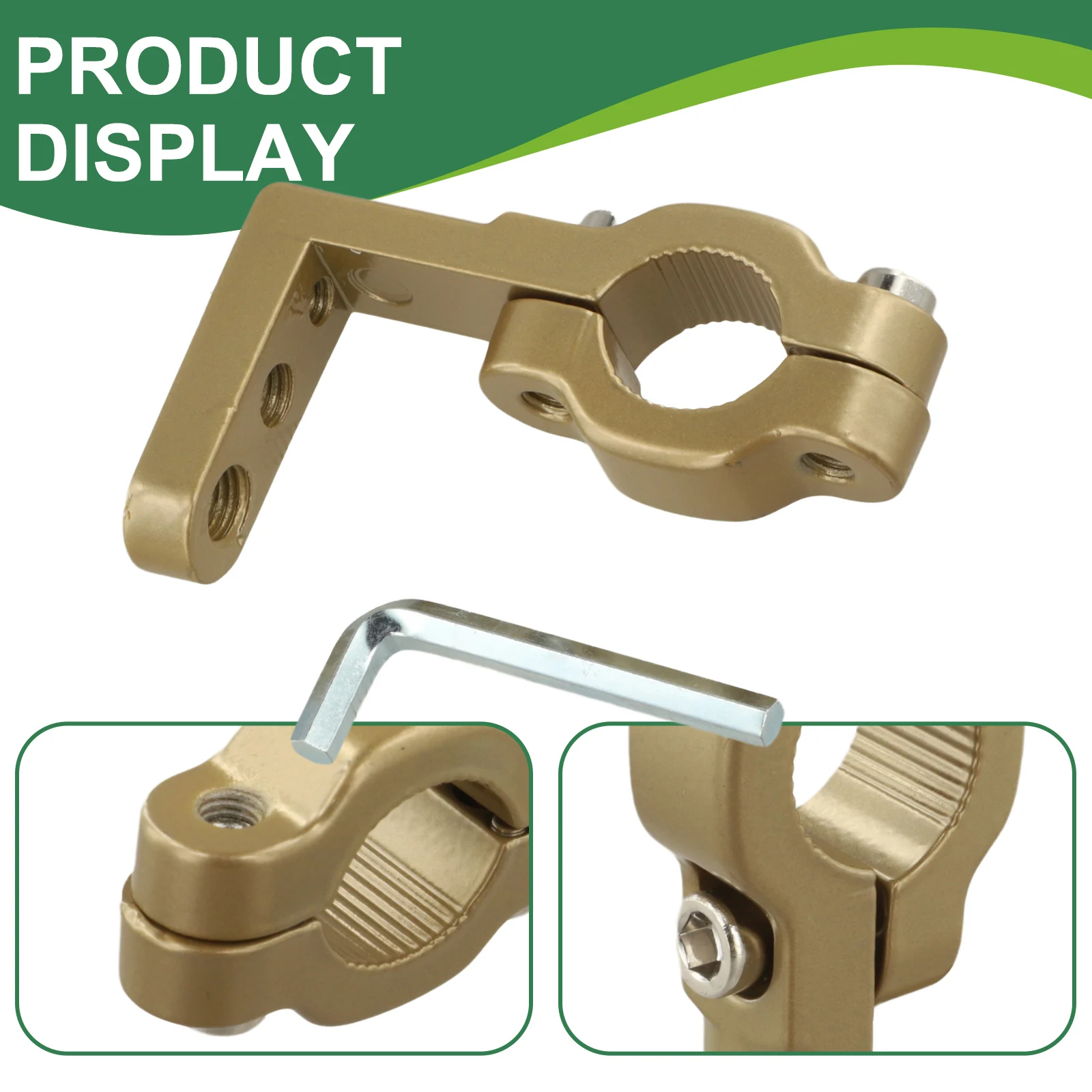 Handlebar Adapter Mounting Bracket Wear Resistant Not Easily Deformed Easy Install Black Motorcycle Handlebar Mount