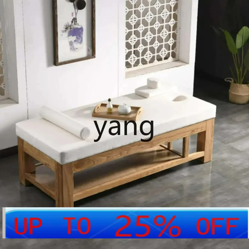 

LTT Solid Wood Facial Bed Massage Couch Thai Spa Bed Beauty Salon Massage Room Dedicated