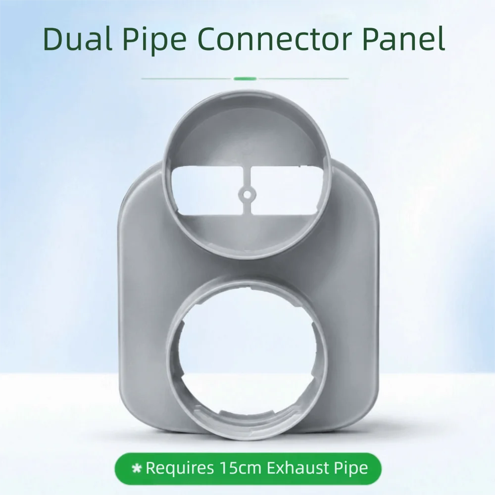 Dual Function Air Conditioner Adapter Improved Efficiency Heat Expulsion Exhaust Adapter Exhaust Accessories Ventilation Systems