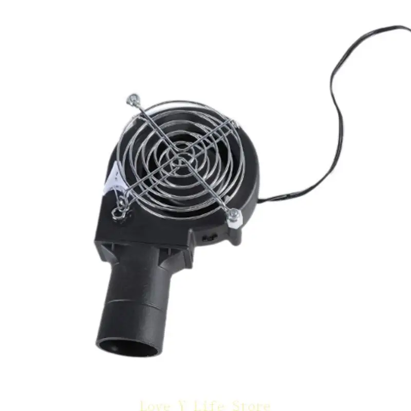 

L74C 24V BBQ Fan Campfires Grill Stove Air Blower With Clip for Outdoor Picnics