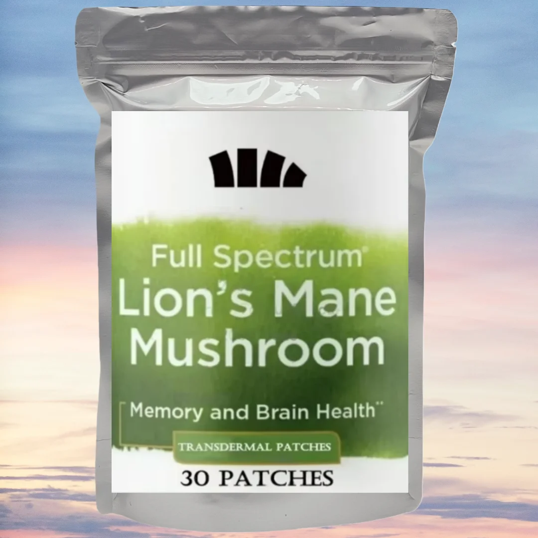 Lion's Mane Mushroom Transdermal Patches With Cordyceps, Reishi Mushroom-brain Boosting Focus & Energy 30 Patches
