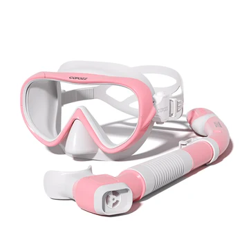 COPOZZ New Diving Mask Full Vision Mask Underwater Snorkel Mask Set Swimming Snorkel HD An