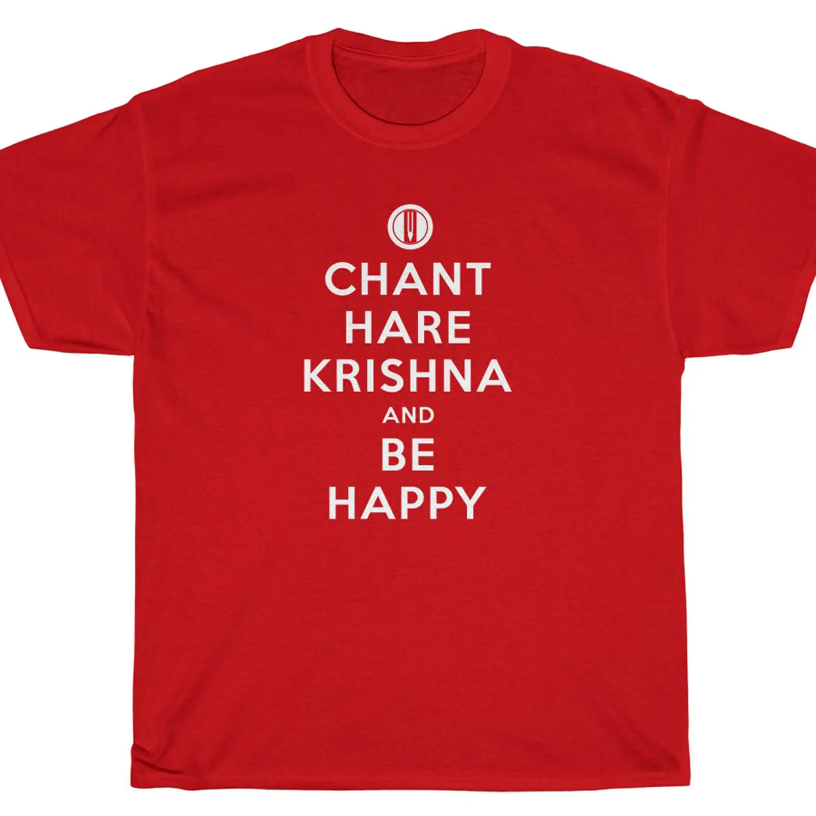 Очаровательная футболка хор Кришна быть счастливой krsna Прабхупада 108 japa