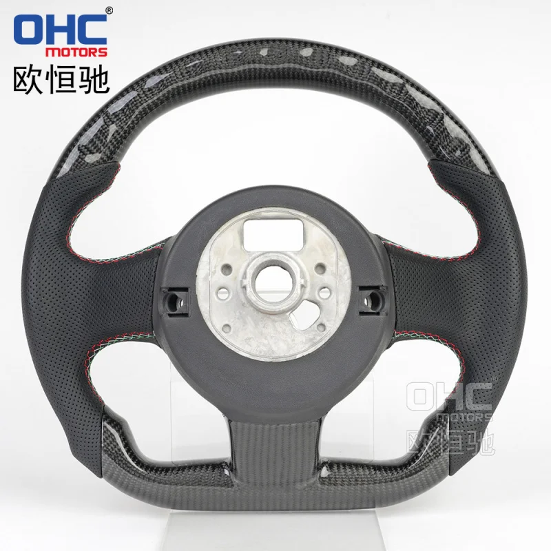 For Lamborghini Gallardo 10 models, LED carbon fiber flat-bottom steering wheel car steering wheel modification