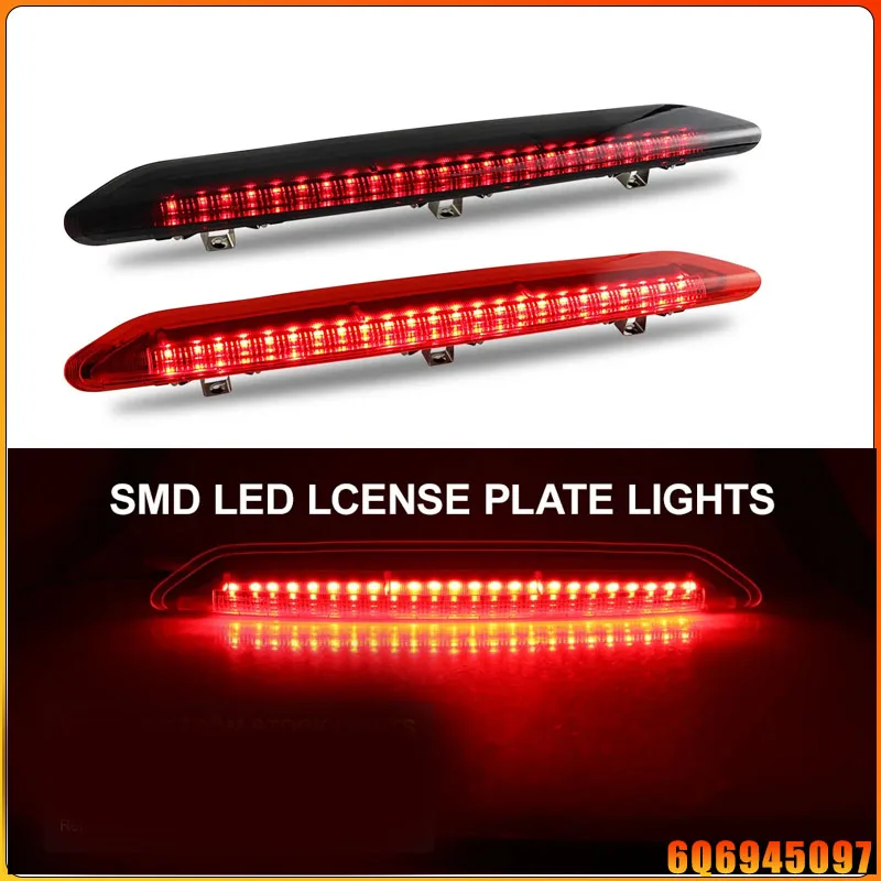 

Автомобильный высокий стоп-сигнал, третий стоп-сигнал с высоким креплением для VW Polo 9N 2002 2003 2004 2005 2006 2007 2008 2009 2010 6Q6945097