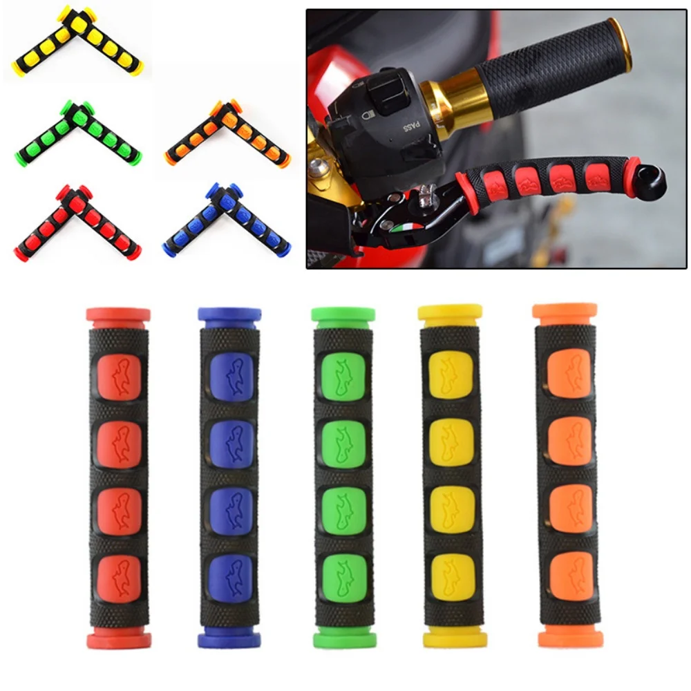 Motorcycle Brake Handle Silicone Sleeve Soft Anti-Slip durable Moto Bicycle Protective Handlebar Moto Equipments Accessories