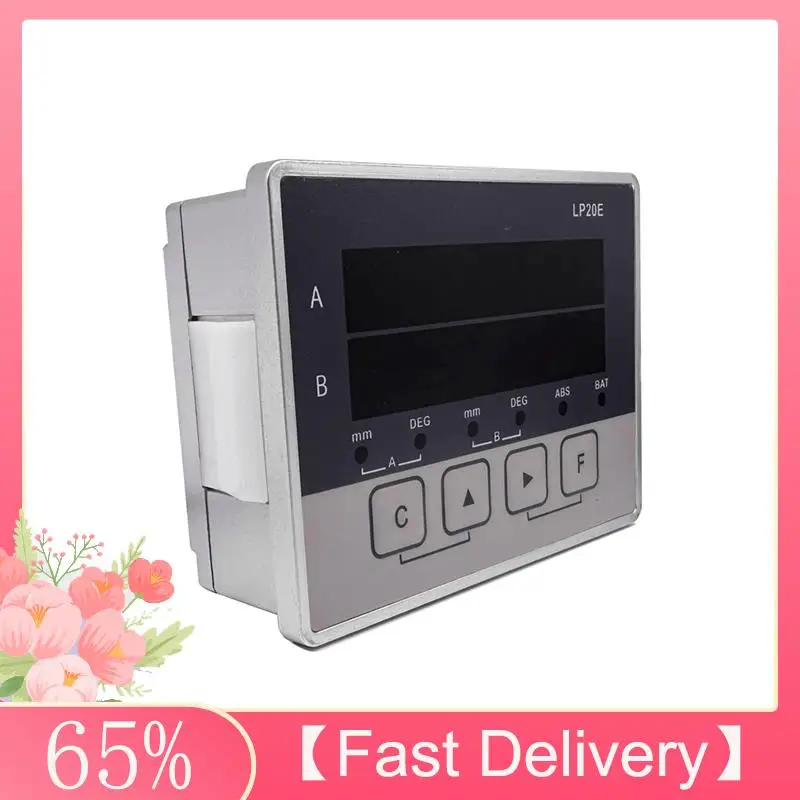 

A61Z Deals LP20E 2 Axis Digital Display DRO Magnetic Sensor Tape Displacement Readout Scale Position Transducers Encoder
