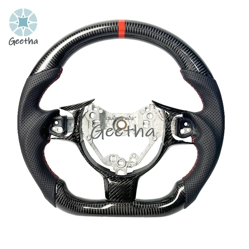 

For Custom Carbon Fiber Leather Steering Wheel For Toyota GR86 Subaru BRZ Sports Reverse WheelBumper body kit Alcantara
