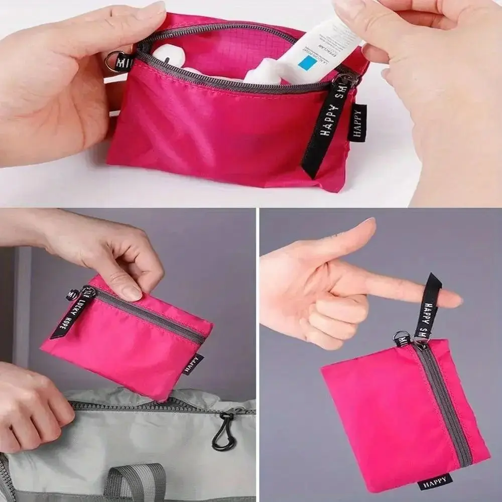 Zipper Outdoor Organizer Ultralight Portable Outdoor Storage Bag Waterproof Multipurpose Travel Cosmetic Bag For Camping Hiking