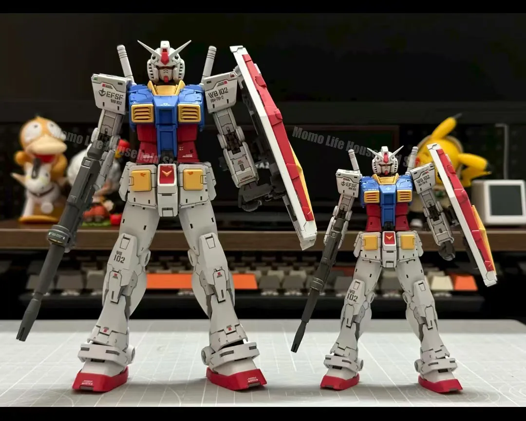 متوفر في المخزون FATCAT نموذج Rx-78-2 Mg 1/100 مقياس خاص Rg 1/144 2.0 نسخة موسعة تجميع نموذج أطقم ألعاب هدايا شخصيات الحركة