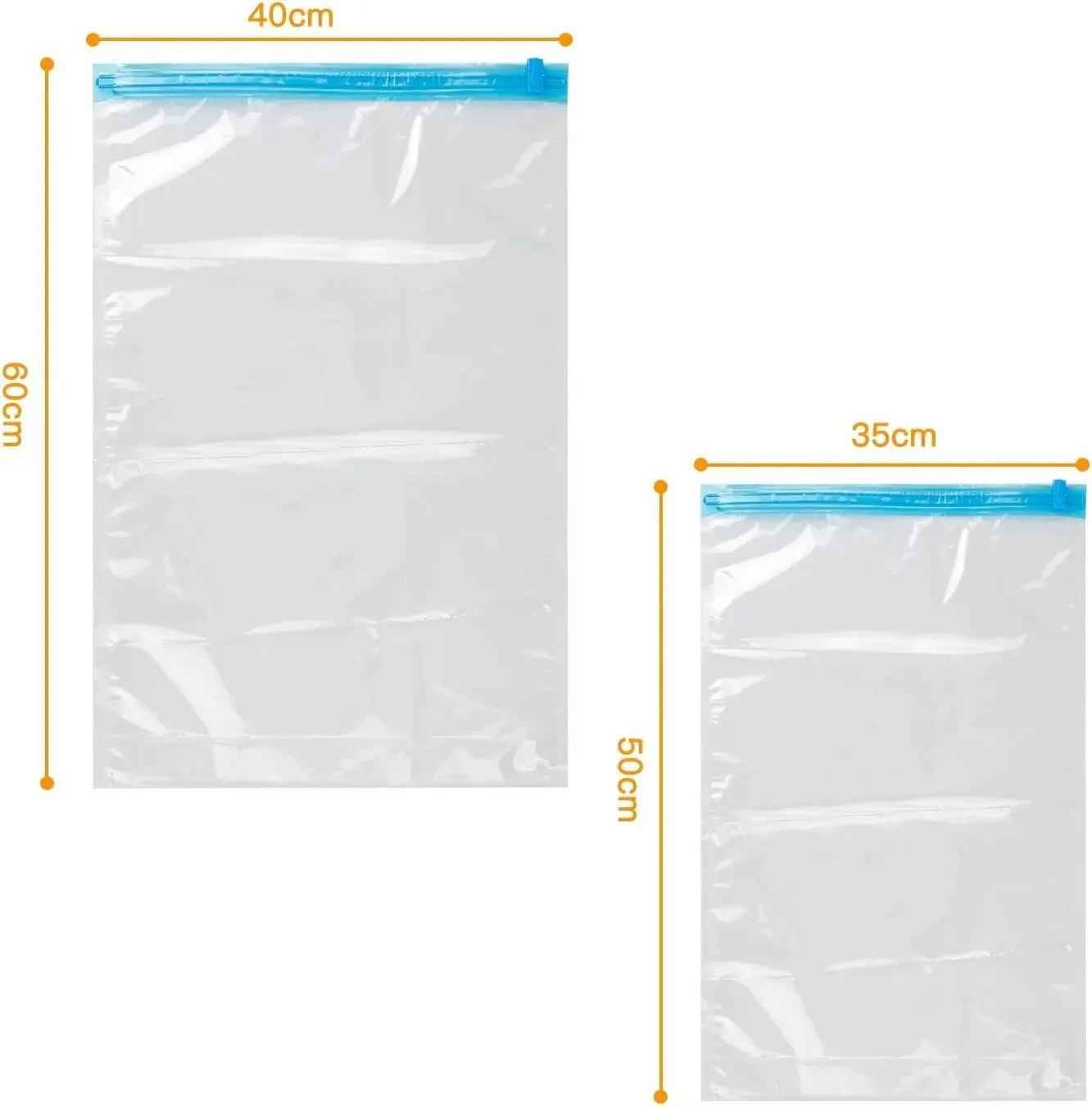 Roll-up Storage Bags, Travel Compression Bags, No Pump Or Vacuum Needed, Reusable Space Saver Bags Perfect for Traveling