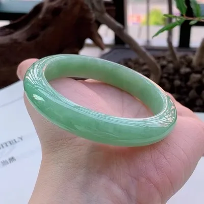 Zheru Jewelry Natural Myanmar Jade 54mm-62mm bracelet exquisite princess bracelet send girlfriend send mom