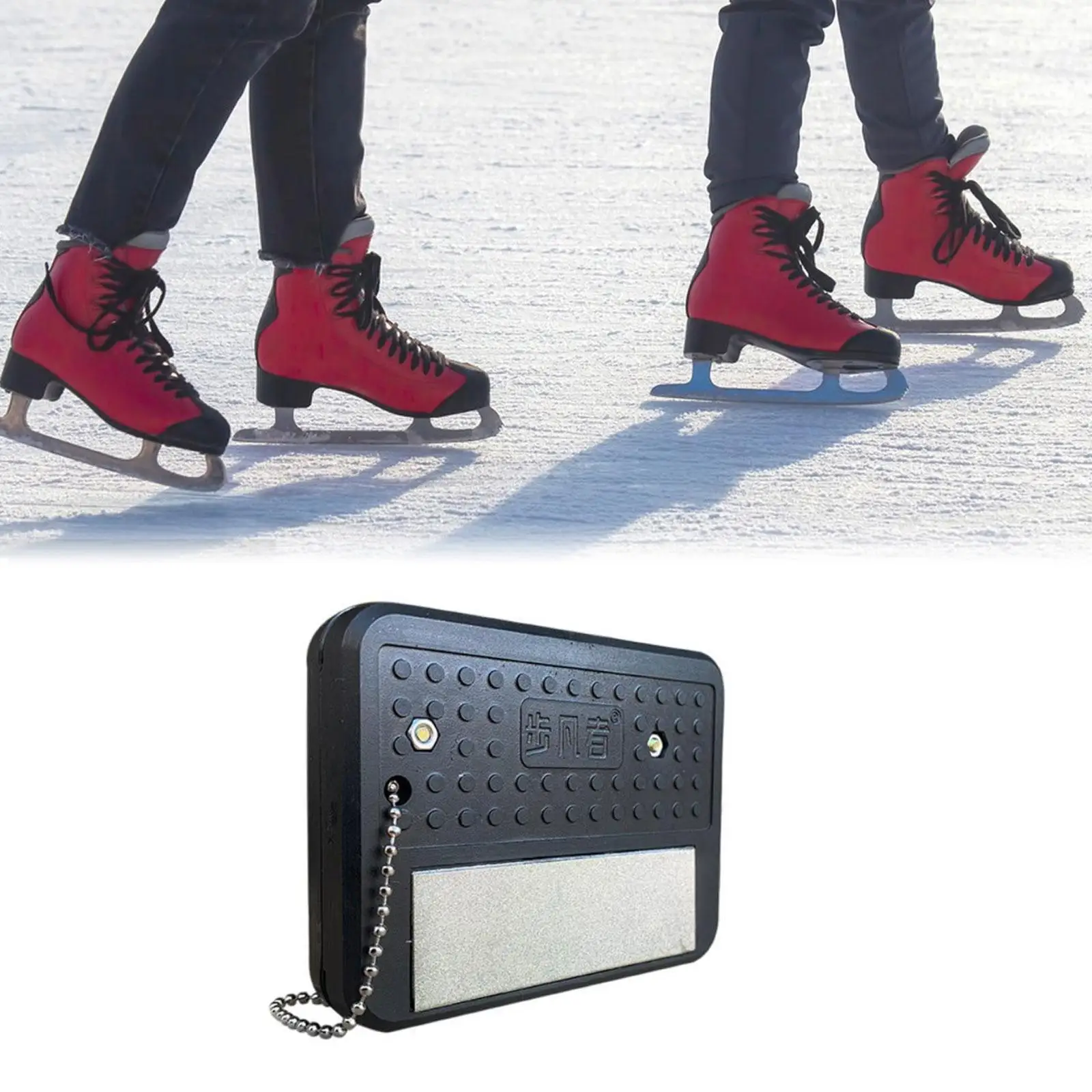 Ice Skate Edge Blade Sharpener Grindstone Adjustment Handheld Sharpening Stone