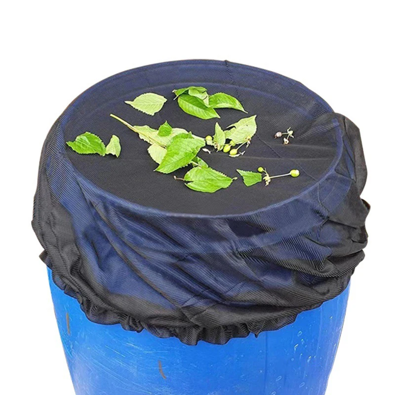 100CM Mesh Cover Netting For Rain Barrels Water Collection Buckets Cover Water Tank Protection Lid Gardening Tool