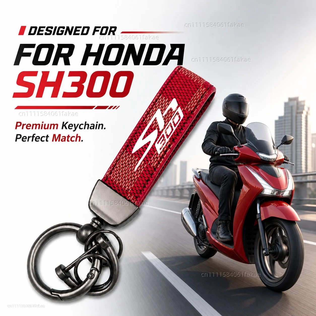 For Honda SH300 SH 300 SH300I SH 300I I Motorcycle Keychain Custom Logo Gift for Rider Men Women