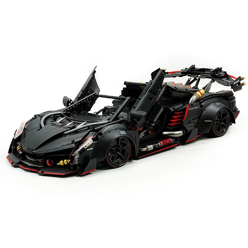 GULY Super Car 1:8 Model Building Bricks MOC 10639 Racing Vehicle Blocks High Tech Collection Puzzle DIY Toy Chrismas Gifts Boys