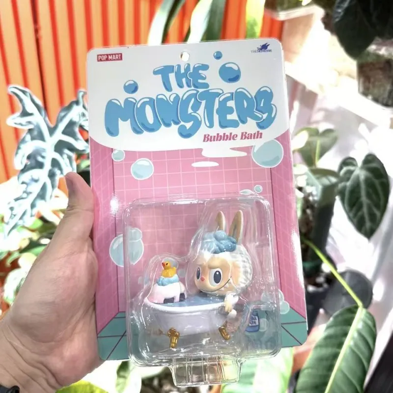 POP MART THE MONSTERS LABUBU Bubble Bath Figuur Originele Blind Box Surprise Mystery Box Ornamenten Beeldjes