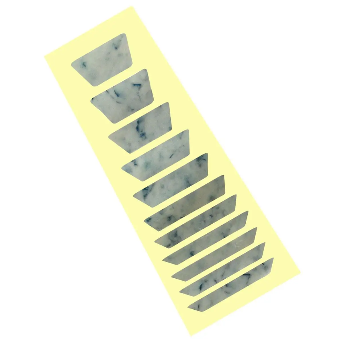 

Fretboard Stickers Guitar Fingerboard Inlay Decals Trapezoidal Carved Easy Stick Peel Durable Reusable Long Term