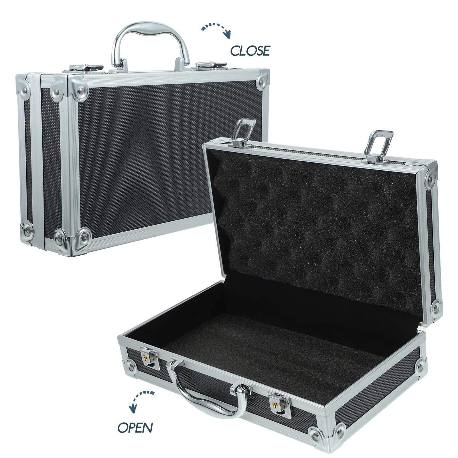 

1pcs Tool Box Aluminum Alloy Portable Medicine Storage Case For Home Office Travel First Aid Kit Multifunctional Container