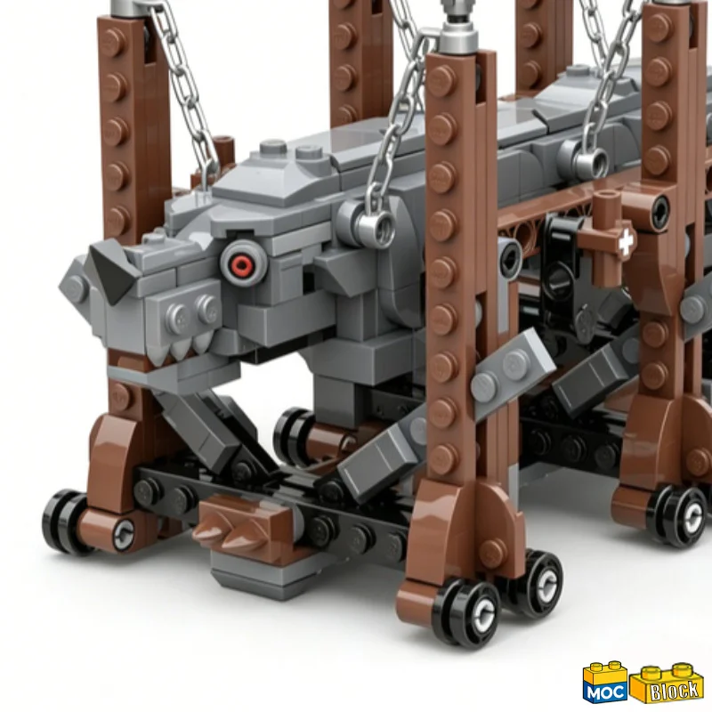 411 Parts Accurate Grond Siege Model Building Blocks Assembly Educational Toy Creative Collection Birthday Popular Special Gifts