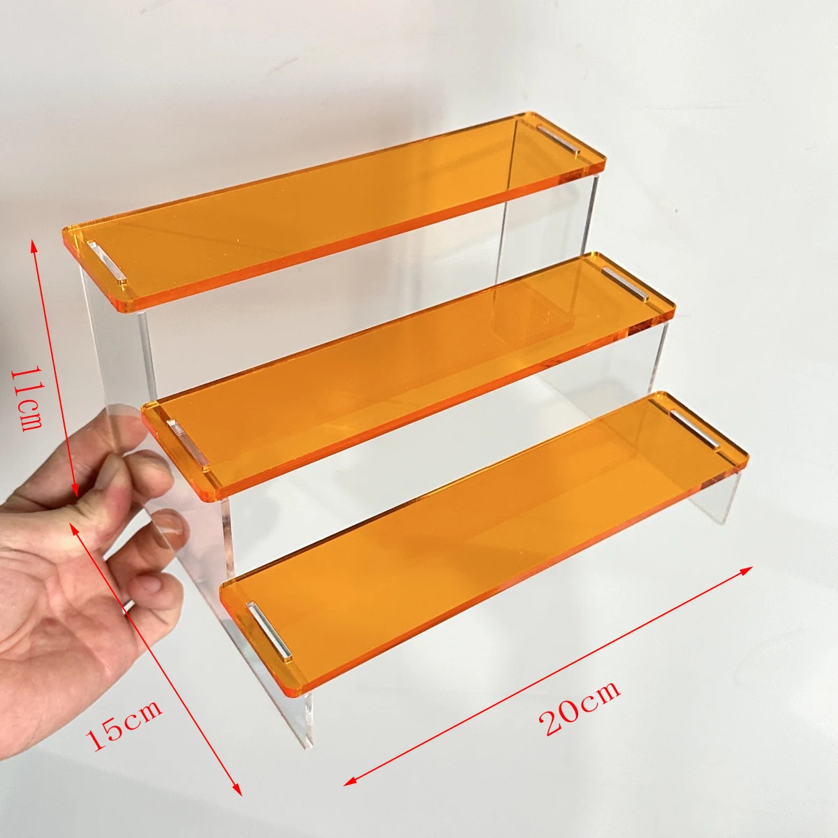 Color Acrylic Risers Display Shelf Multi-Layer Organizer Stand for Hand-Made Figure Funko POP Shelf Cupcake Perfumes Stand
