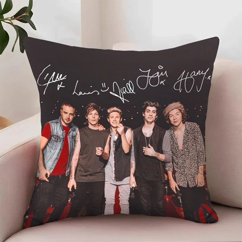 One-directionss Decorative Pillow Cover for Living Room Cushions Cushion Covers Home Decor Bed Pillowcases Pillowcase 40x40