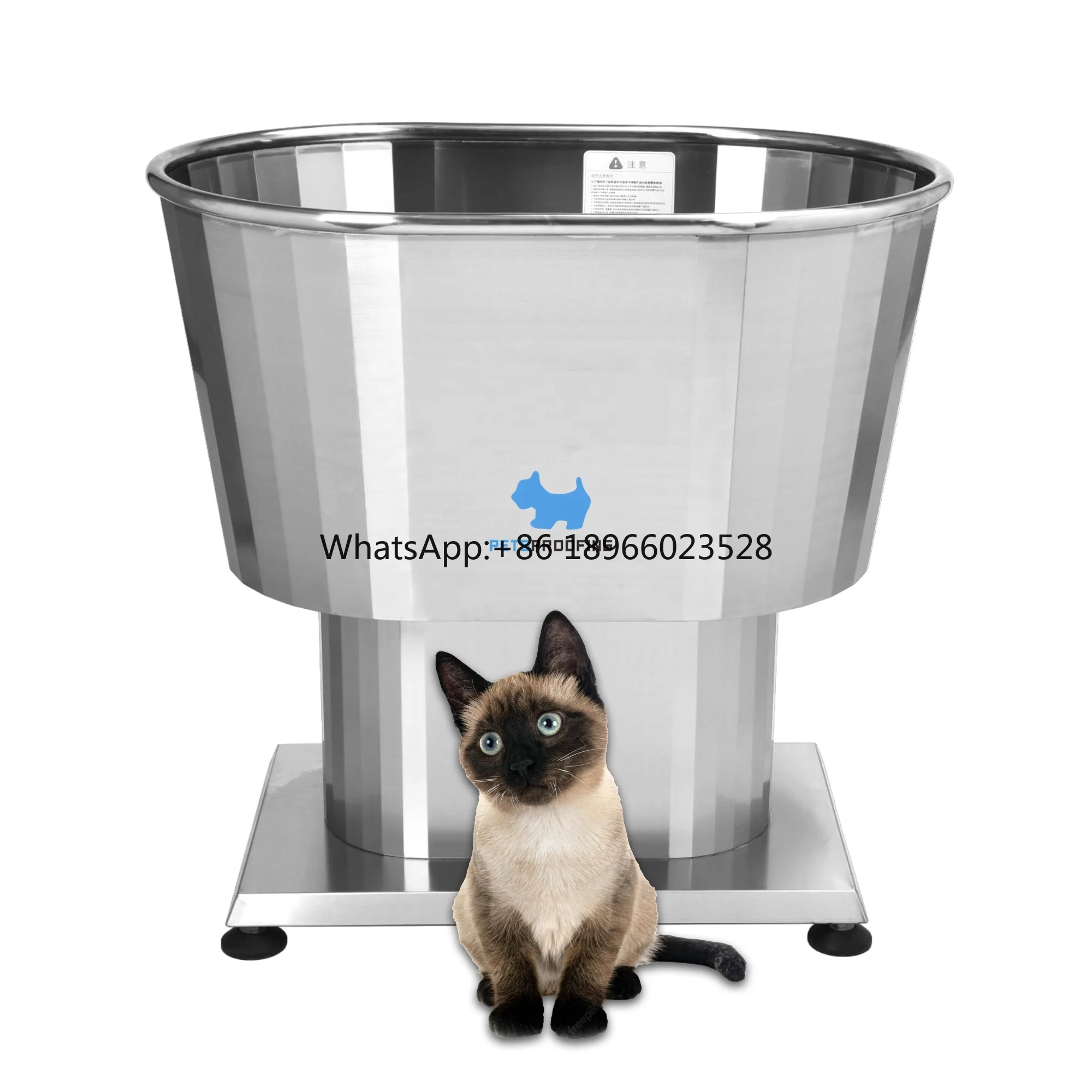 

Petsproofing Foldable Washing Station luxury Dog Grooming Bath Pet Bathtub for pet shop veterinary hospital