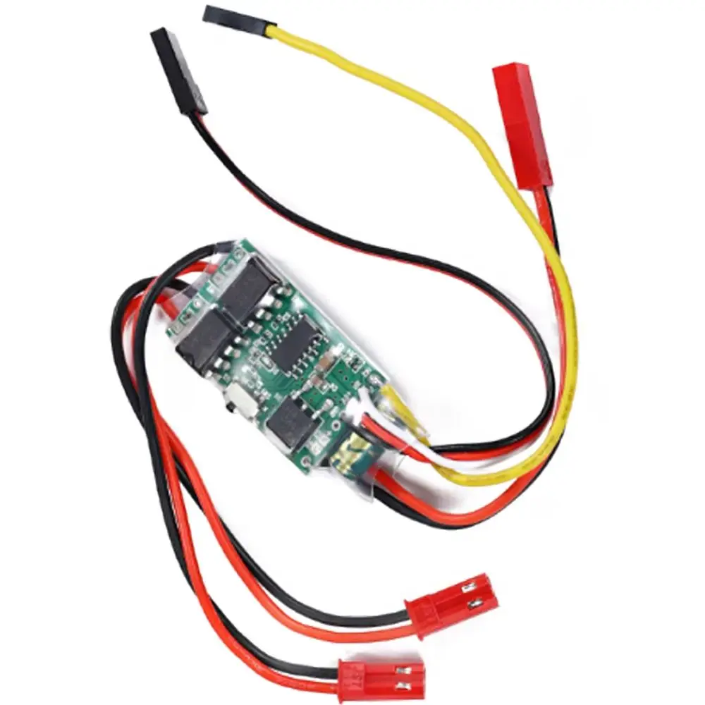 DC 6-14V Dual Way Bidirectional Brushed Speed Controller 2S-3S Lipo ESC Speed Control For RC Model Boat/Tank 130 Brushed Motor