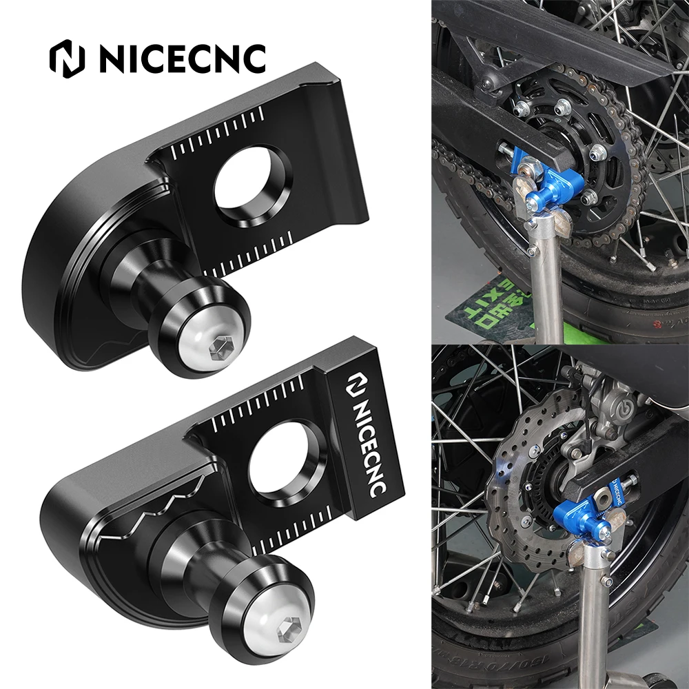 

Motorcycle Rear Swingarm Slider Spools Chain Adjusters for Yamaha Tenere 700 2019-2024 XSR900 2016-2021 Tracer 900 GT 2019-2020