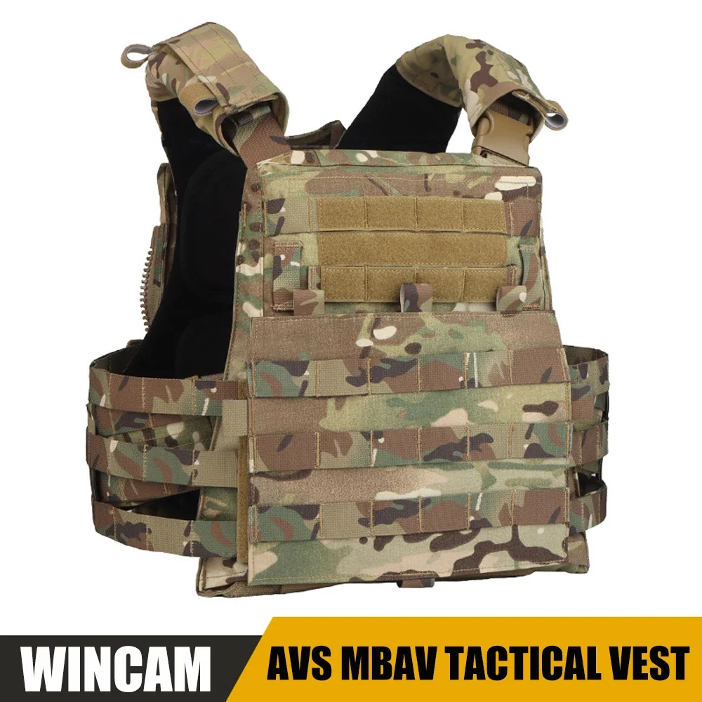 

Tactical Plate Carrier AVS MBAV Hunting Vest Adaptive System MOLLE Airsoft Army Militar Combat Body Armor Multi Functional Vest