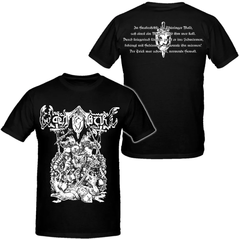 T-shirts de style Wolfsburg pour hommes, hip-hop, heavy metal, en coton, unisexe, manches courtes, mode, marque, tee-shirts rétro, hauts d'été