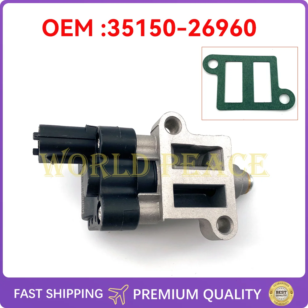 

35150-26960 IDLE AIR CONTROL VALVE IAC FOR HYUNDAI ACCENT KIA RIO RIO5 06-11 NEW 3515026960