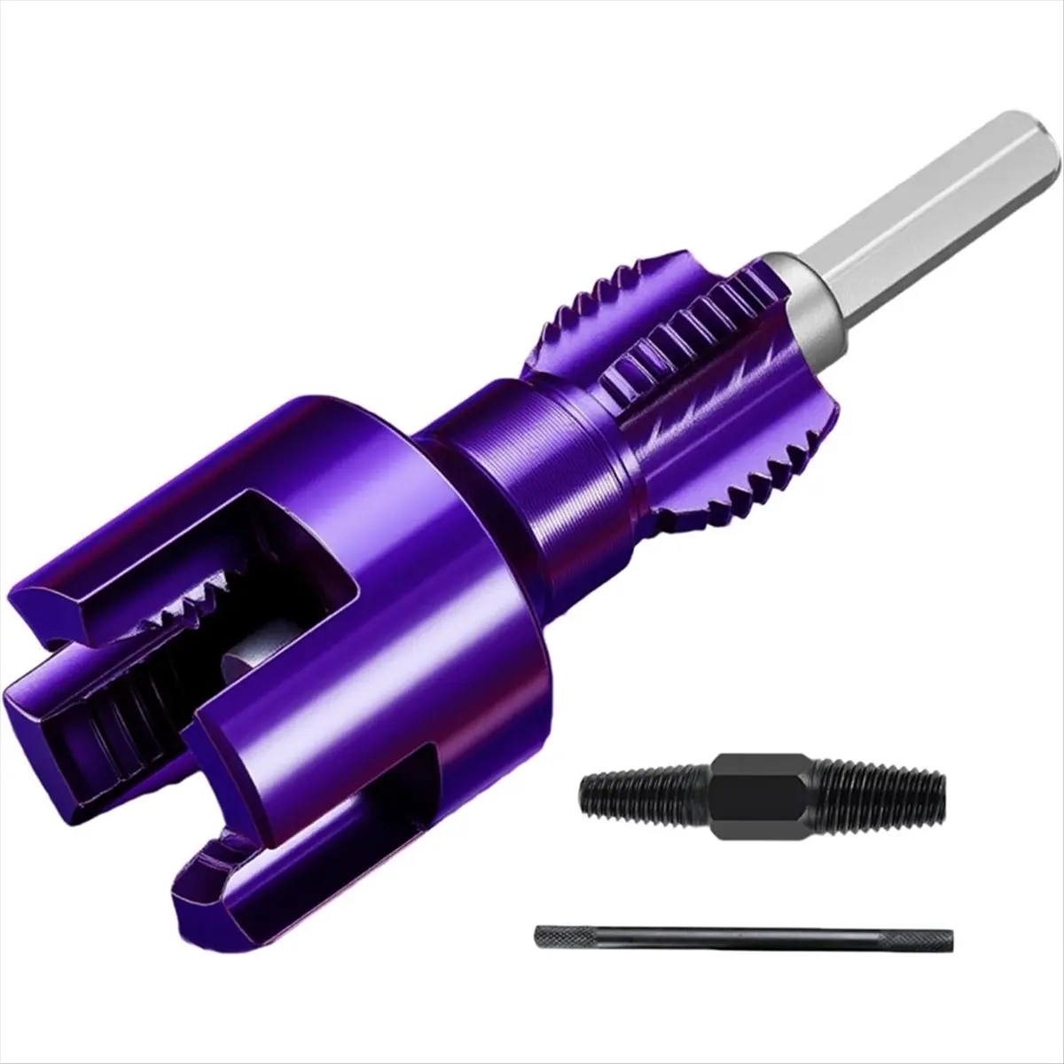DT57 LATEST MODEL Internal and External Pipe Extractor Tool,Integrated Internal &External Pipe Threading Tool,for Basement Garag