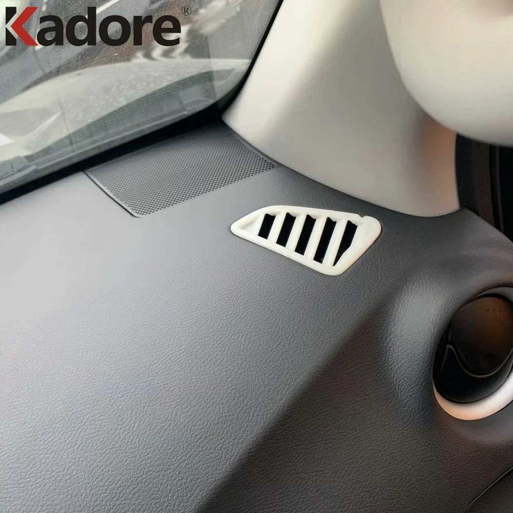 Car Accessories Inner Front Upper Air Conditioning Outlet Vent Trim Cover Sticker For Nissan Navara NP300 ST 2014-2017 2018 2019