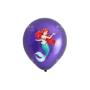 Disney Balonu-Lateks, Küçük Denizkızı, Ariel, Prenses, Balonlar, Çocuklar Doğum Günü Dekoru, parti malzemeleri ve 12 kitte 8 büyük satış, parti-küçük denizkızı-ariel-no. 8